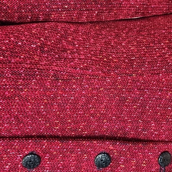 Lynn Yarrington Red Tweed Blazer Size S/M - Picture 4 of 8